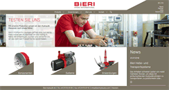 Desktop Screenshot of bierihydraulics.com