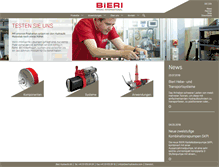 Tablet Screenshot of bierihydraulics.com